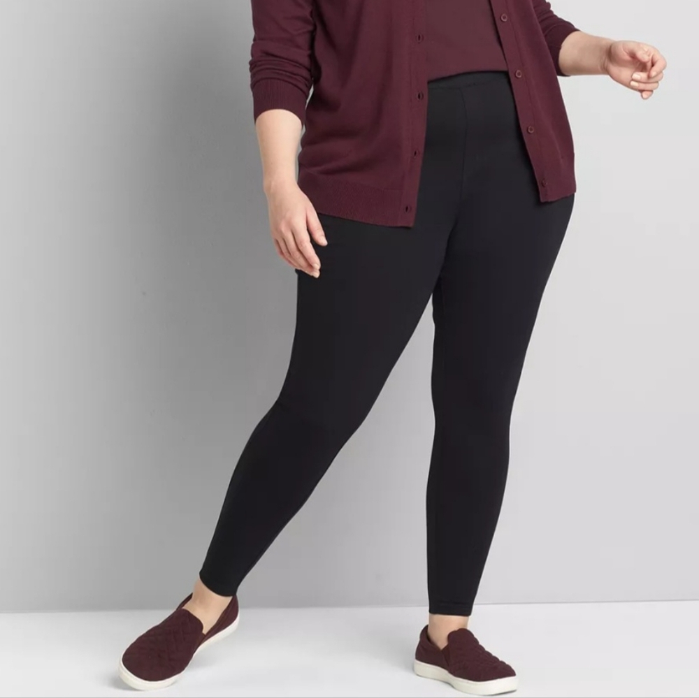 NWT Lane Bryant Pull On Ponte Leggings